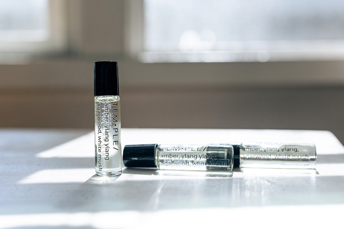 KROOD / TEM•PLE Roll-on-oil Amber Ylang Ylang Musk Perfume